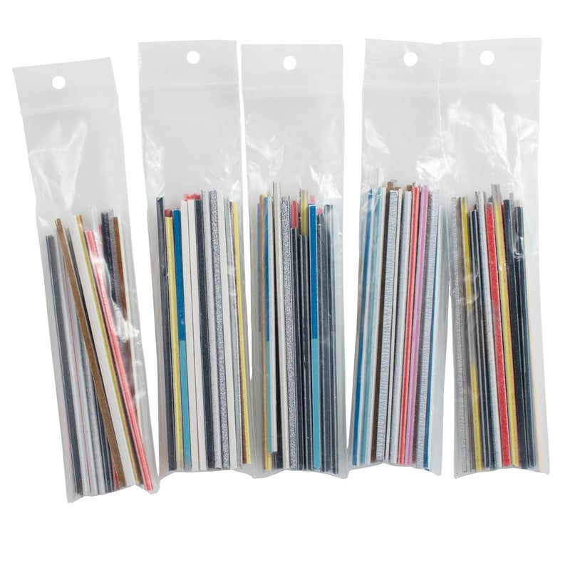 KeyStone 100 Pcs Sanding Twigs Kit Ideal for Woodworking, Sanding Sticks for Plastic Models, Arts, Crafts, Assorted Mixed Grit Abrasive Polishing Sticks for Wood, Metal, Plastic (100 Pcs) - Image 1